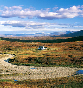 House on moorland